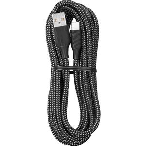 Insignia™ - NS-MCA1021C 10' USB-C to USB-A Charge-and-Sync Cable - Charcoal